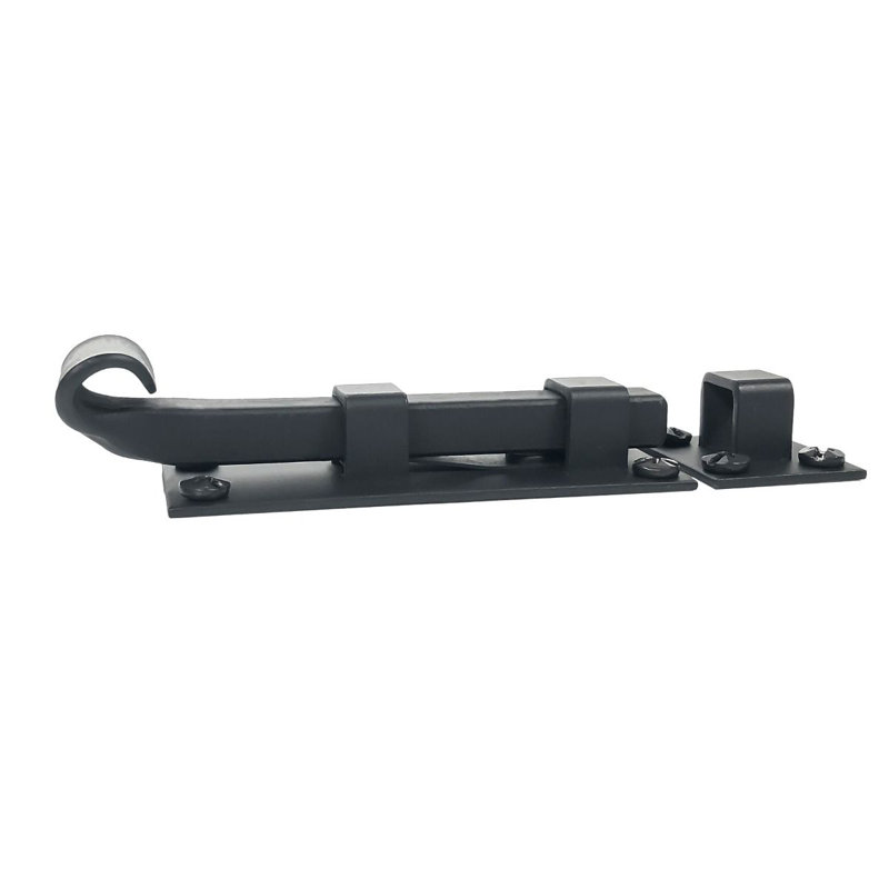 Forged Iron Square Bolt Latch, 4"