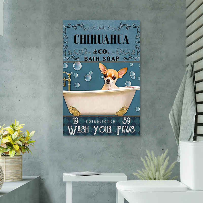 «Chihuahua Bath Soap 1 - 1 pièce», H 20 po x l 16 po x P 1,25 po