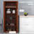 63" 2-Door Kitchen Pantry, Freestanding Storage Cabinet With 5-Tier Shelving And 2 Adjustable Shelves For Dining Room, Tan-1556891857