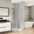 30"-31 1/4" W x 72" H Bi-Fold Frameless Shower Door with Clear Glass-81830076