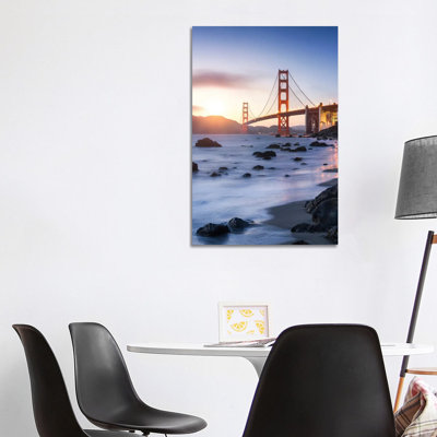 Golden Gate Bridge In San Francisco, Usa by Jan Becke - Wrapped Canvas Print