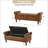 Mid-Century Modern Storage Bench, 51" Wide Flip Top Faux Leather Upholstered Entryway Bench with Armrests, Large Wood Entryway Bench for Living Room, Bedroom-1132065658