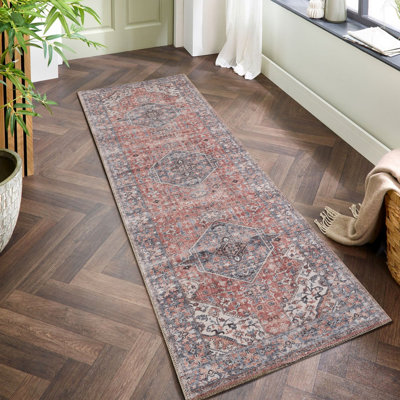 Pavillon de jardin multicolore 9 pi 10 po Tapis X 2 7, pour espaces de vie, 100%, envers en jute, teinture indémodable et pour animaux de compagnie