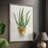Succulent IV Framed Print - Solid Wood-302735838