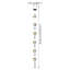 Ornement solaire goutte d'eau 54 "- robinet