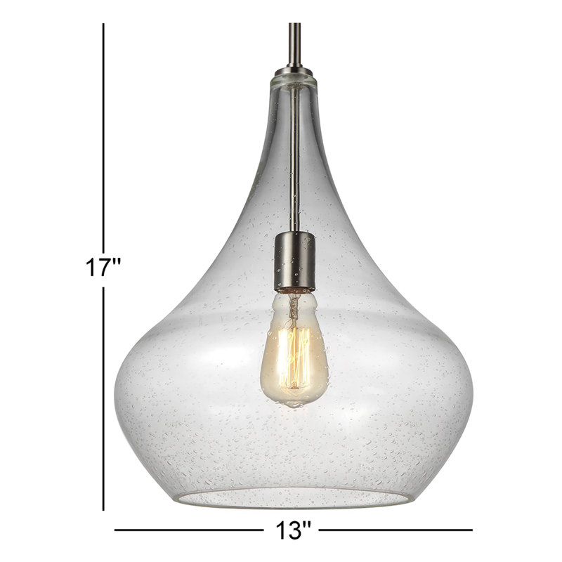 Mora One Light Pendant from Generation Lighting 