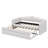 Twin XL Size Cushioned Daybed With Trundle And LED Light, Trundle Adjustable To Horizontal Or Vertical Position-2119569188