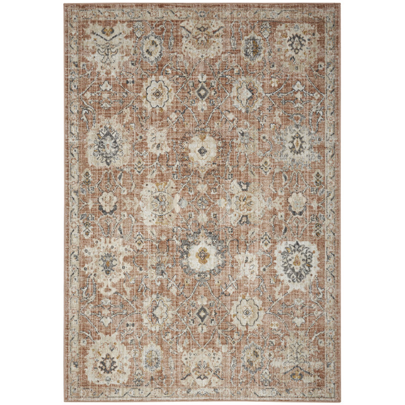 Oberwise Persian Area Rug, Rectangle 5'5" x 7'3"