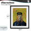 «French Lion Postmaster», reproduction sous verre encadrée, design par Grotto Studios-1293910392-1293910393