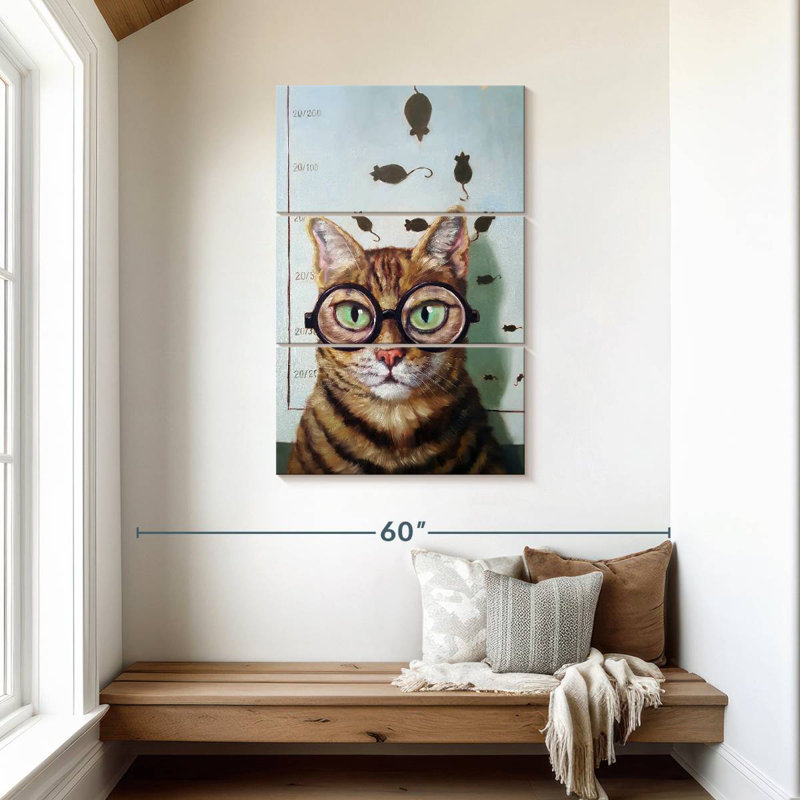 Examen des yeux Ketti Feline, H 45 po x l 28 po