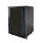 Server AV Cabinet Audio Video Equipment Rack Lock Keys Metal Black 18 U W/ Shelf