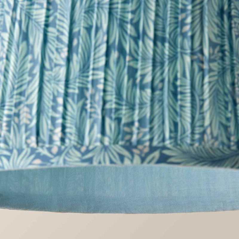 Clymer Linen Blend Empire Lamp Shade ( Slip-On ) in Blue, 15cm H x 25cm W x  25cm D