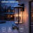 Transparent Glass Black 3 Light Outdoor Lamp-577140446-575015756