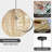Forever Bamboo Indonesian Hand-woven Natural Rattan Chandelier Pendant Light Fixture Zig-zag Shape For Kitchen Island, Living Room, Dining Room, 18 In H X 12 In W