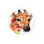 Tapis décoratif lavable à la machine Giraffe-422401222