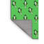 Tapis vert rectangulaire tissé à la machine 8 pi x 12 pi