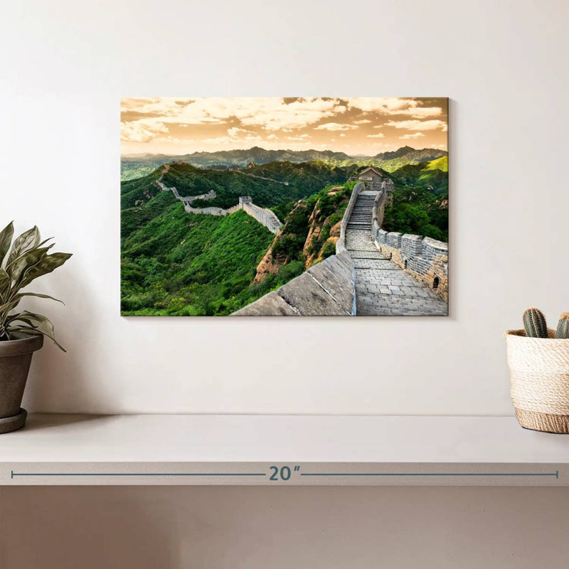Ravi, grande muraille de Chine V, H 8 po x l 12 po