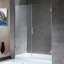 Porte de douche à charnière sans cadre avec garde-raz de marée L 60 po x H 72 po Makata-50266321