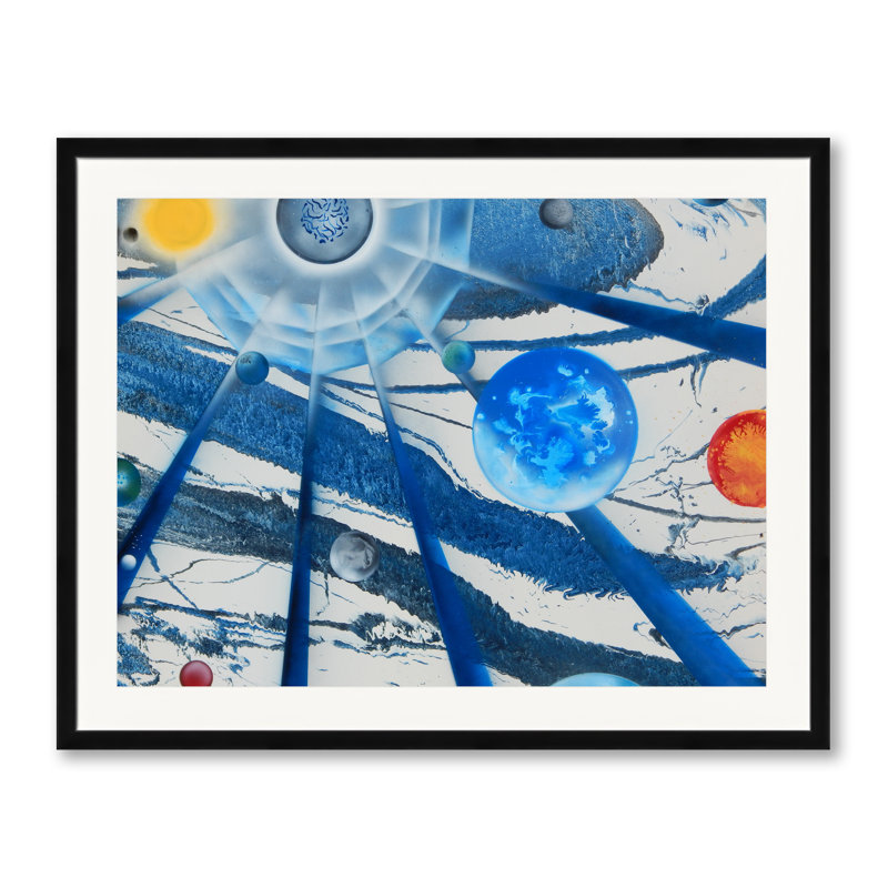 PULSAR Print by Will Birdwell, Black Framed Paper, 25.25" H x 31.25" W