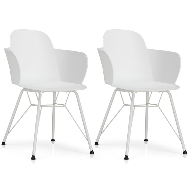 16.5'' H Armchair, White