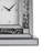 Modern Mirrored Crushed Diamond Table Clock