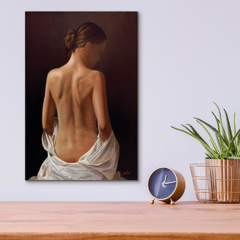 "Paysage féminin" par John Silver, H 16 po x l 12 po x P 0,13 po