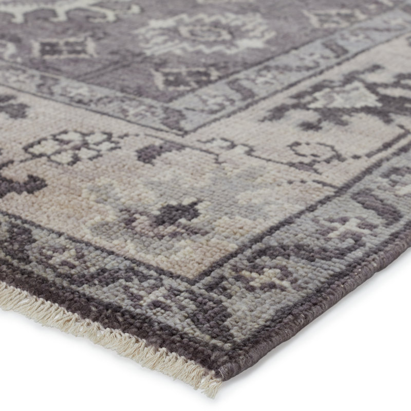 Rivas Oriental Area Rug in Grey/Quiet Shade/Moonstruck/Alloy, Rectangle 7'9" x 9'9"