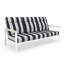 Canapé d'extérieur en métal avec coussin Sunbrella Townsend-116233356