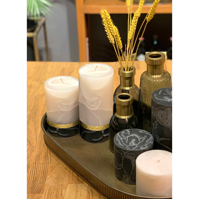 Pillar Candle, 8" H x 4" W x 4" D