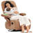 Lullacloud Manual Nursery Glider Chair With Multi Position Armrests And Adjustable Headrest - Brown-126486574
