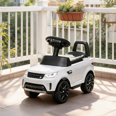 Sturdy Plastic Toys Baby Products Stroller with Headlights and 51 lb Capacity Electric Ride-On Car