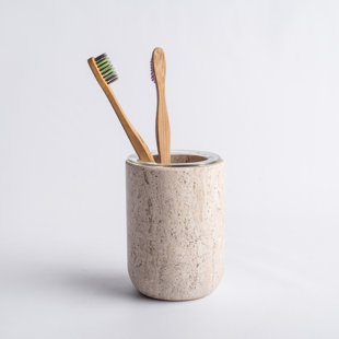 Marble Bathroom Accessory Set