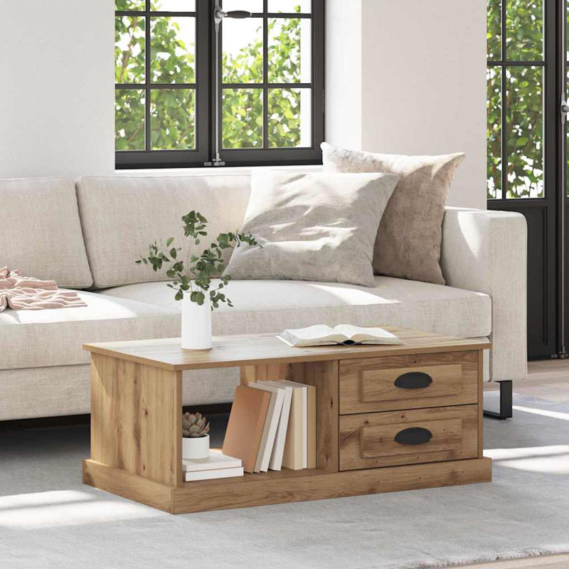 Coffee Table with Storage, Artisan Oak