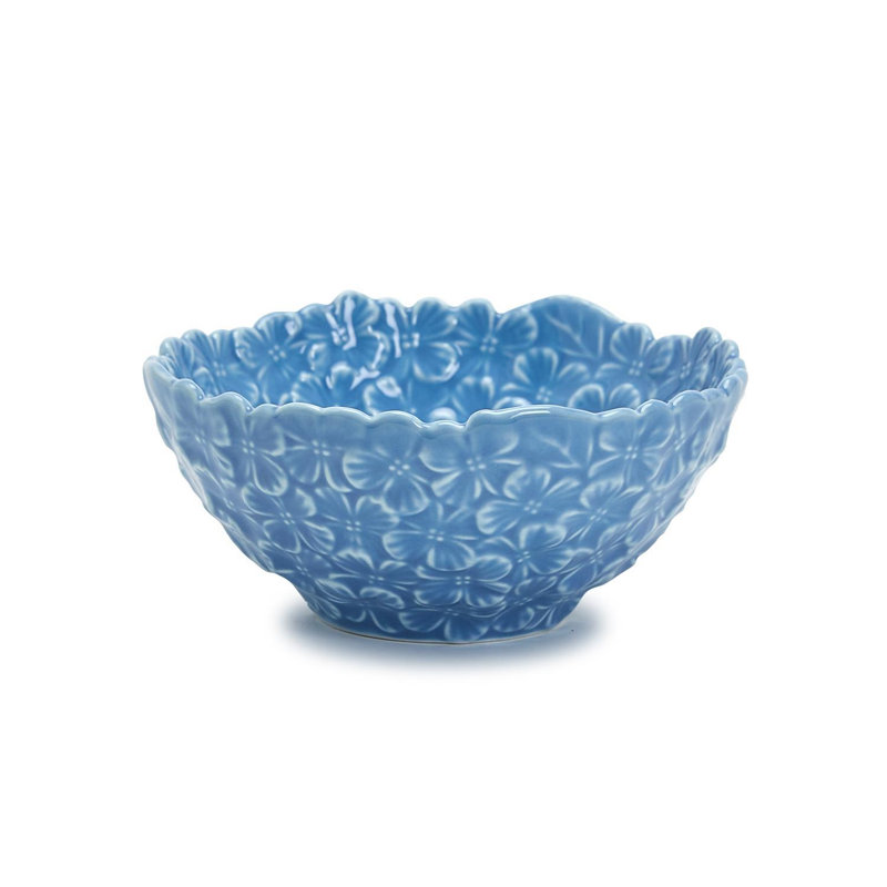 Ensemble de 3 bols en porcelaine bleu hydrangea Tidbit