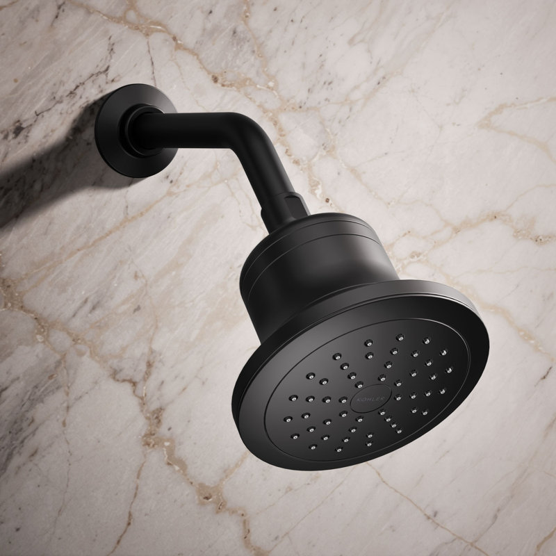 Cinq Single-Function Filtered Showerhead 2.5 GPM, Matte Black