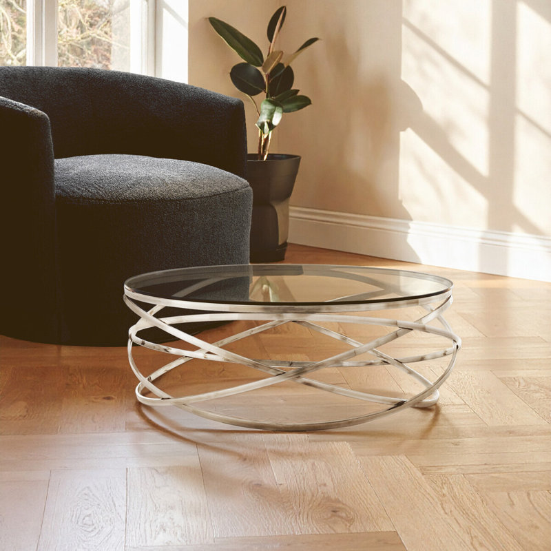 Ladson Coffee Table, Silver