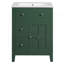 Meuble-lavabo moderne 24 po avec lavabo en céramique, meuble-lavabo pour salle de bain à 2 tiroirs-1878505378