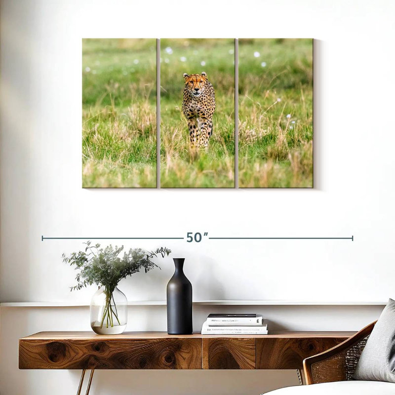 Agile Cheetah, 24" H x 38" W