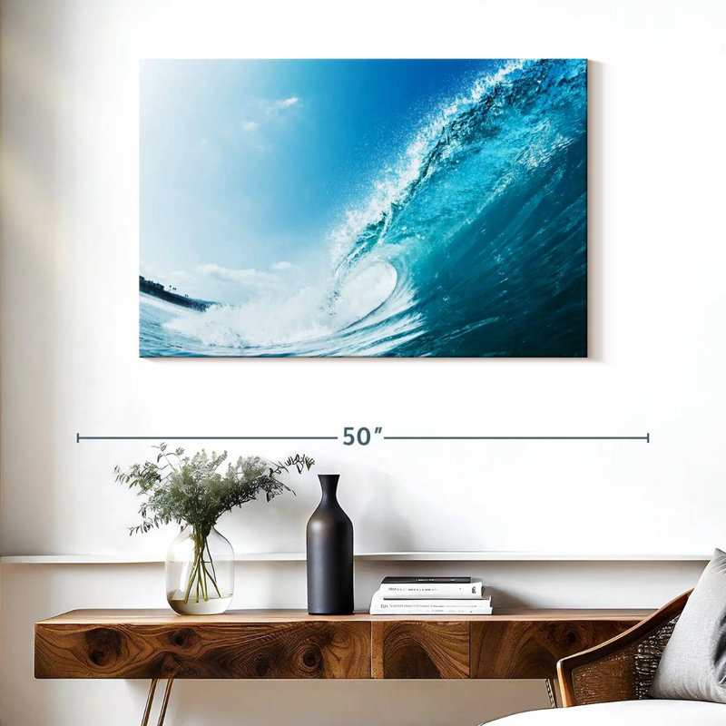 Gillard Clear Blue Wave, 26" H x 39" W