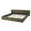 Lit plateforme tapissier en mélange de lin Ulvoria Modern-129146399