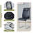 7-Piece Glass Top Dining Table Sets-852886372-852886373