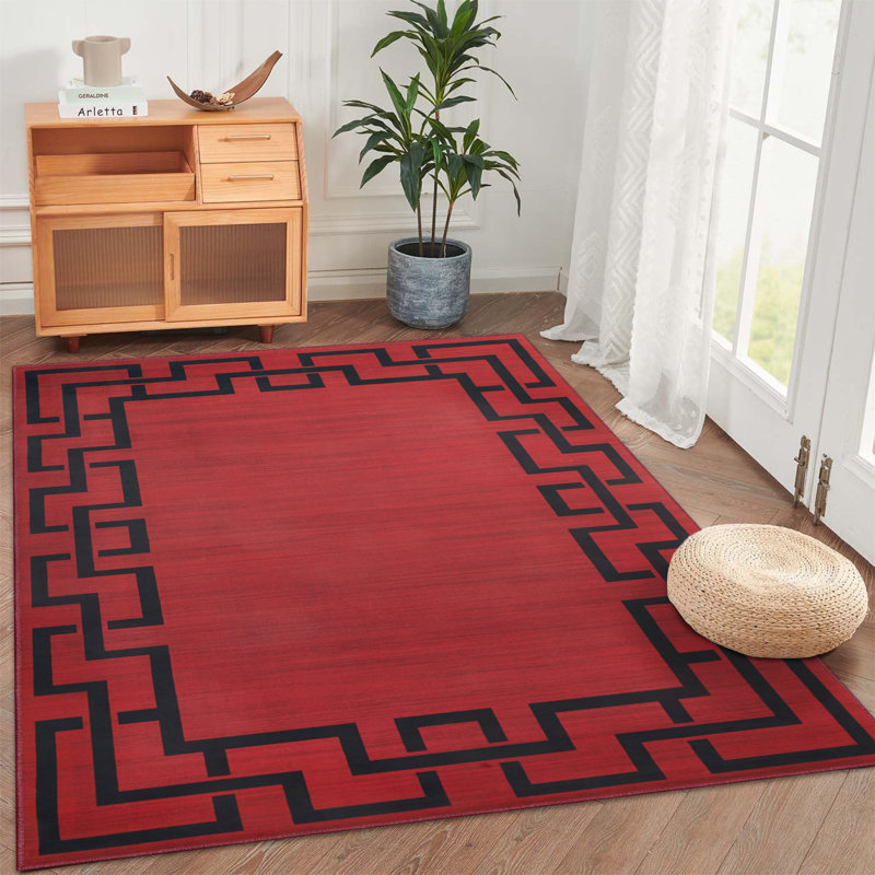 Asilee Abstract Machine Printed Area Rug, Runner 60 x 220 cm