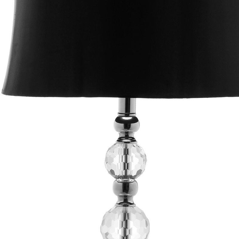 Gladstone Crystal Table Lamp,  Metallic/Clear