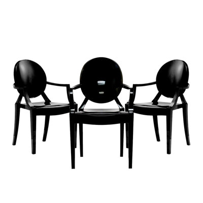 18.5'' H Stacking Arm Chair