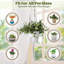 Support à plante en macramé, support à plante en paquet de 2, cintres en corde de coton pour l'intérieur et l'extérieur, support pour plante à fleurs suspendu pour décorations d'intérieur