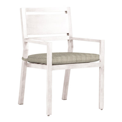Avondale Aluminum Patio Dining Armchair with Cushions