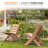 Patio HDPE Portable Armless Adirondack Chair-111524429
