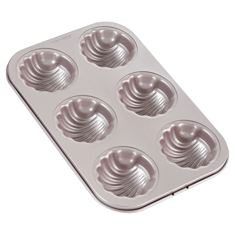 CHEFMADE 6 Cavity Madeleine Mold Cake Pan