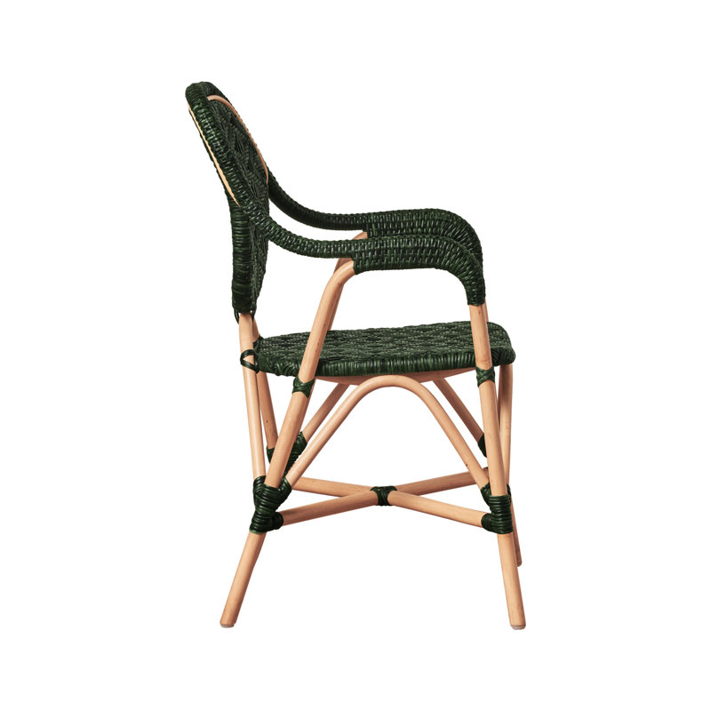 Portofino Arm Chair, Green, Natural