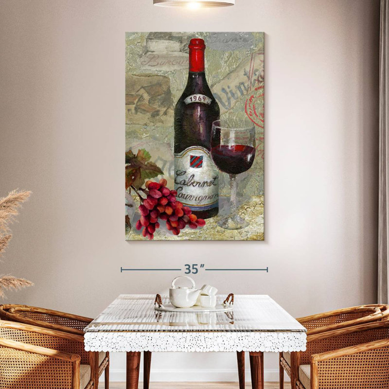 Yarlin Cabernet Sauvignon, 51" H x 34" W